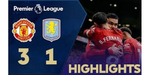Manchester United 3-1 Aston Villa